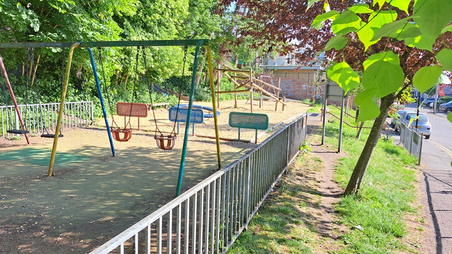 Playground in city centre
