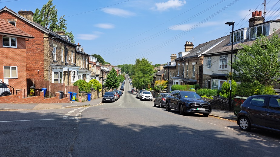 Typical terraced housing in Sheffield