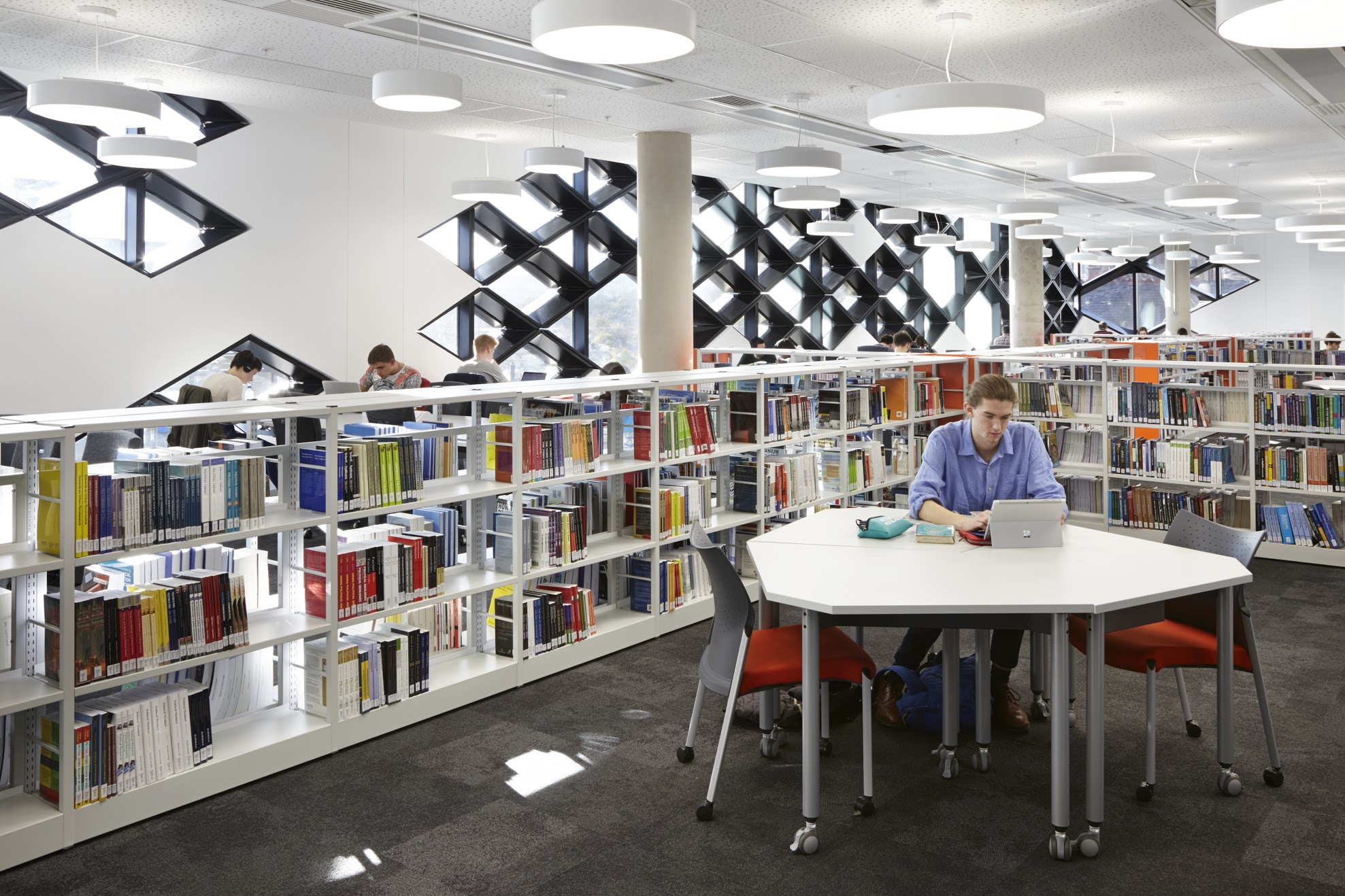 The engineering library at The Diamond in Sheffield