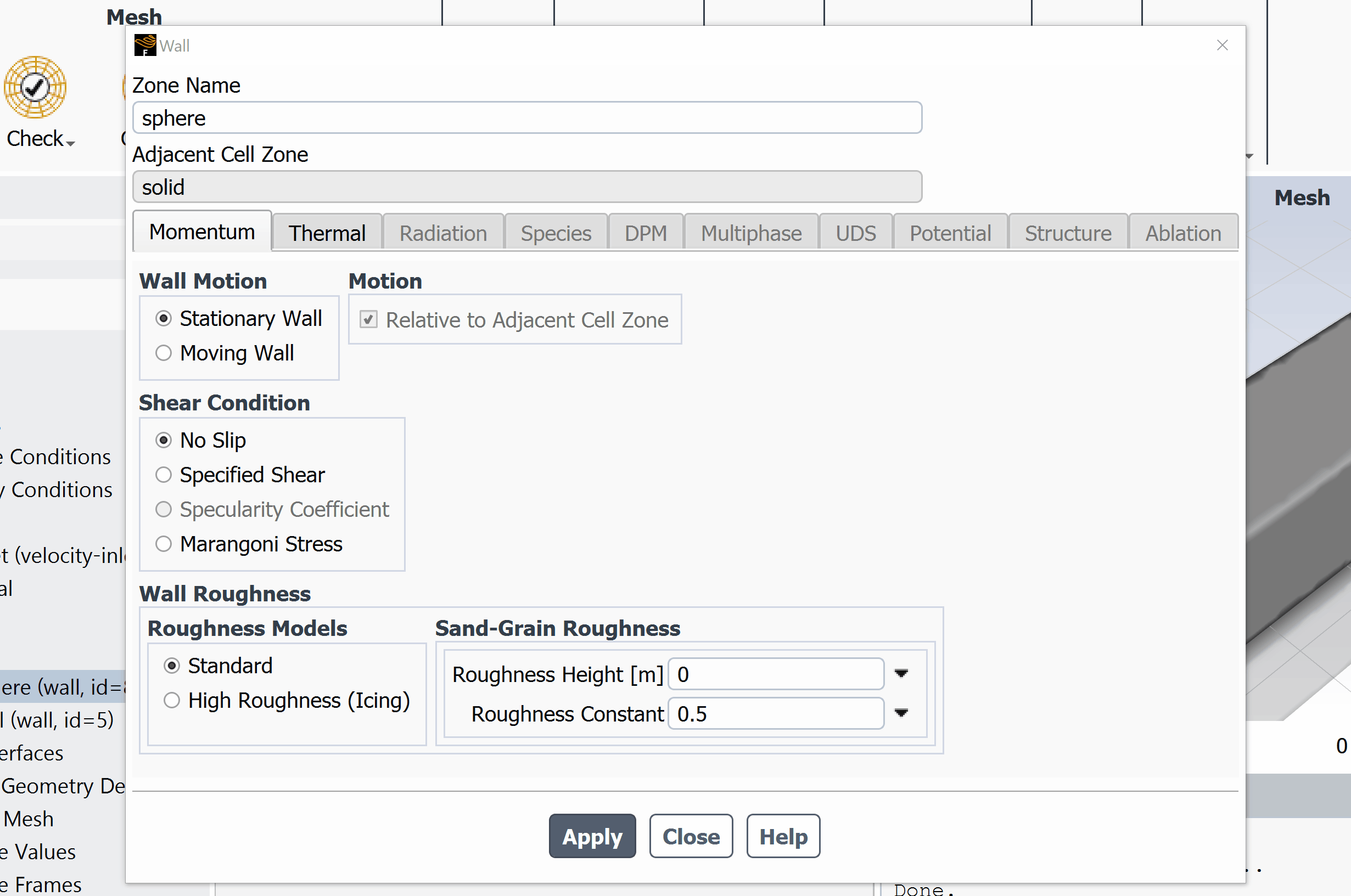 Setting thermal boundary conditions in Fluent